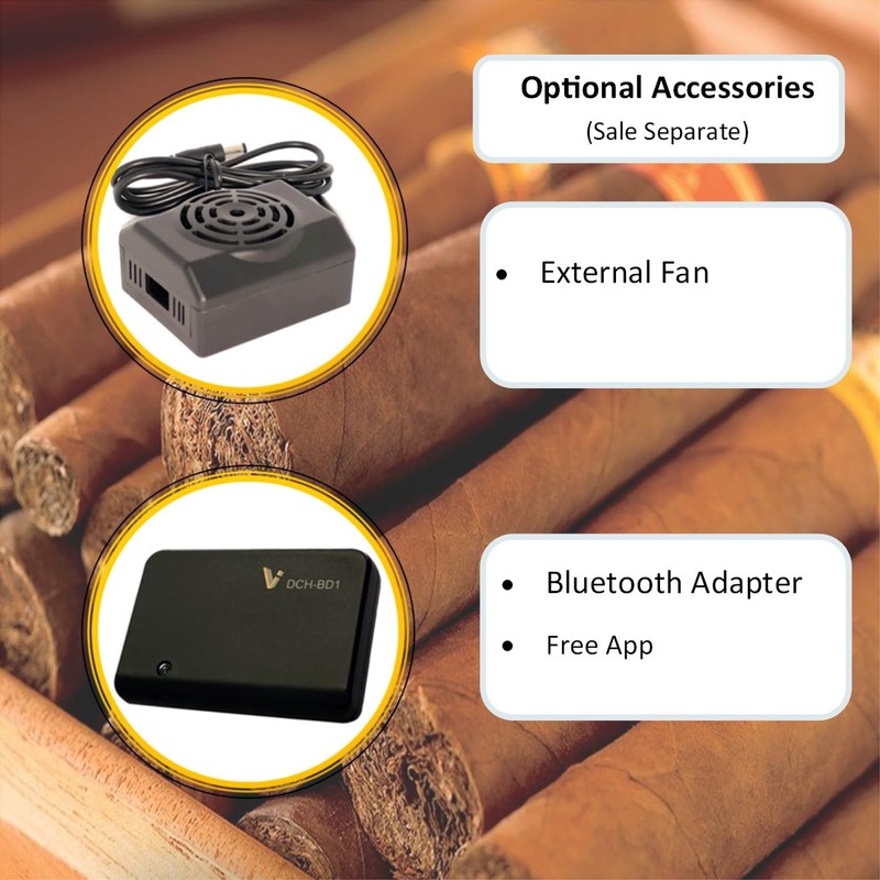 Le Veil 7th Gen iCigar Humidifier System DCH-12V7 for 50CT