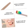 LALAFINA Bamboo Toothbrushes 4pcs Set Adults Gentle Bristles Ergonomic Handle