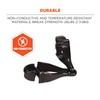 Ergodyne Squids 3400 Glove Clip Holder with Dual Clips, Black
