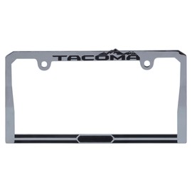 CHROMA 042592 Tacoma Metal License Plate Frame compatable with Toyota