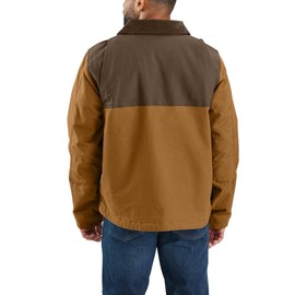 Carhartt Men's Montana Rugged Flex Duck Relaxed Fit Insulated Jacket, Carhartt Brown/Coffee, X-Large