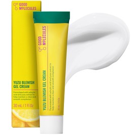 Good Molecules Yuzu Blemish Gel Cream - Lightweight Gel Moisturizer with Salicylic Acid (BHA) and Natural Extracts to Target Blemishes, Even Skin Tone, and Texture - Skin Care for Face