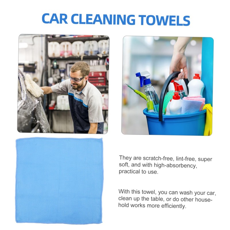 FUNOMOCYA Highly Absorbent Microfiber Drying Towel for Car Detailing and