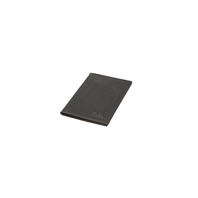 MACEMARO TRADING ID Card Holder Real Leather Portrait Format, Hunter,