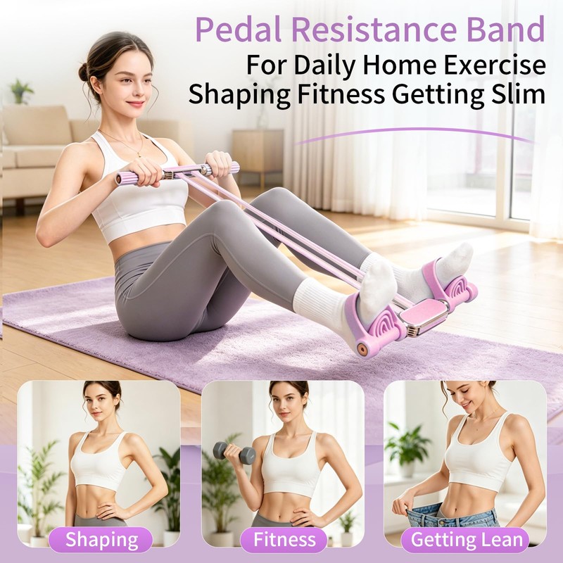 Flexella Pedal Resistance Band (Purple)