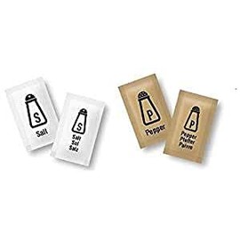 Salt Sachets (50) & Pepper Sachets (50)