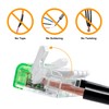 BELEKS Lever Nuts 12-24 AWG 5 Conductor Compact Wire Connectors,
