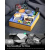 RGBDOT Couch Cup Holder Tray - Couch Organizer Caddy, Silicone