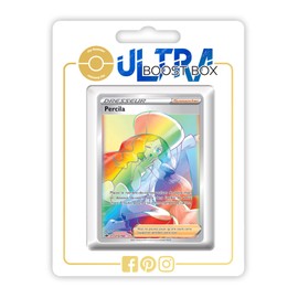 my-booster SWSH06-FR24-UB-213 Percila (Kattlea) 213/198 Secret Rainbow Trainer, Ultraboost X Epée et Bouclier 6 Règne de Glace, Box of 10 French Pokémon Cards