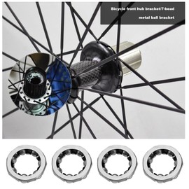 eMagTech 8pcs Bike Ball Bearing Retainer 7 Balls Bicycle Repair Accessories Ball Bearing Cage Bicycle Ball Bearing for Bike Front Wheel Ball Bearing Bracket