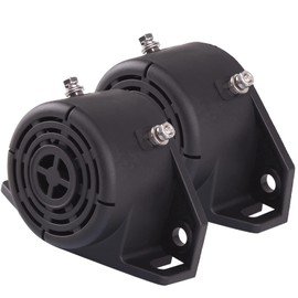FARBIN Truck 2Pcs Back-up Alarm 105dB 12V/48V Car Reverse Horn BIBI Buzzer Warning Alarm Siren Waterproof Industrial Heavy-Duty Backup Warning