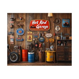 Kate 10x8ft Family Dad's Garage Car Repair Shop Photography Backdrops Vintage Wooden Wall Repair Tools Decoration Father's Day Boy Photo Background