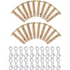 20 pcs Shear Pins + 20 pcs Cotters Pins for 738-04124A Troy Bilt 714-04040 738-04124 Snowblowers Replacement
