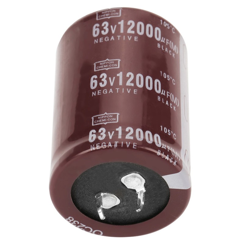 2pcs Audio 63V 12000uf Filter HIFI Electrolytic Capacitor 35*50mm for