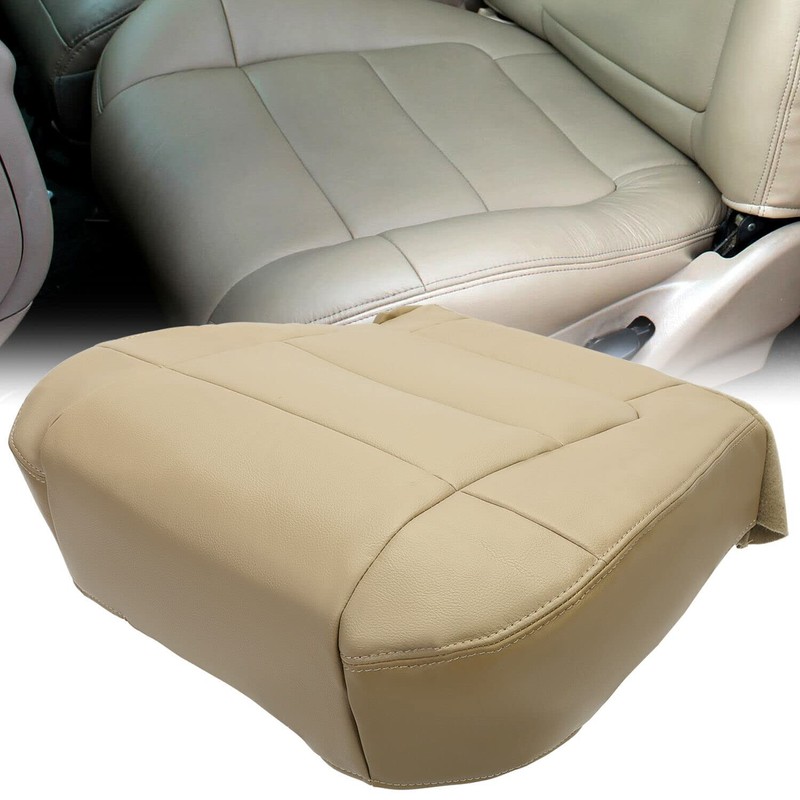 Driver Bottom Leather Seat Cover Tan for Ford F150 2001-2003