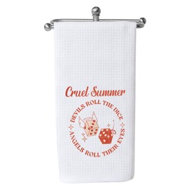 TOBGBE Romantic Music Lyric Idea Towel Album Cover Inspired Kitchen Towel Singer's Version Merchandise (Cotton, CL Summer Towel CA)