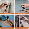 Professional 2-1/2" Tungsten Carbide Scraper - Extra Long Double-Sided Blade