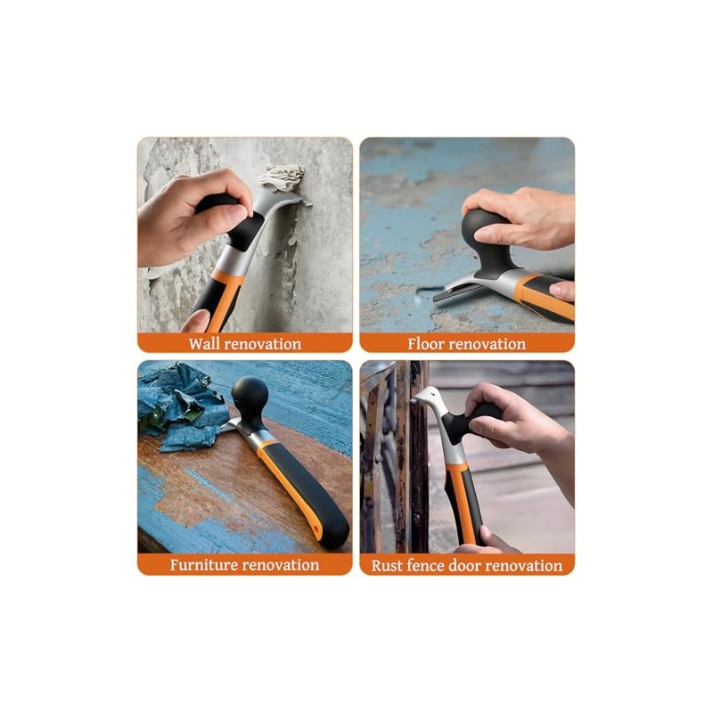 Professional 2-1/2" Tungsten Carbide Scraper - Extra Long Double-Sided Blade