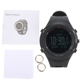 Men Mountaineering Watch Waterproof Digital Watch with Compass Pedometer Calorie Stopwatch