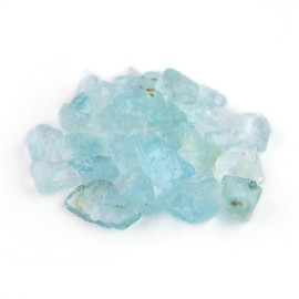 OdrillionGems 25cts Natural Raw Aquamarine Gemstones, DIY Jewelry Making, Wire Wrapping, Chakra Healing Crystals, Loose Wholesale Lot Supplies, 8 to 10pcs
