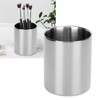 Stainless Steel Pencil Cup Holder Desk Organizer Flower Vases Pen