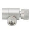 CO2 Refilling Adapter CGA320//TR21-4 Soda Valve Connector ASA Accessories Silver
