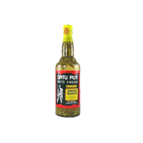 Datu Puti White Vinegar Spiced, Sukang Maasim, 25.36 Fl Oz (100896)