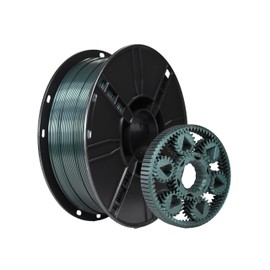 iBOSS PLA Plus (PLA+) 3D Printer Filament 1.75mm, High Toughness 3D Printing Filament, Dimensional Accuracy +/- 0.02mm, Print with Most FDM 3D Printers, 1KG Spool, Dark Green