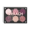 INGLOT PLAYINN Creach Peach Eyeshadow Palette, A Collection of Six