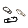 Swatom Mini Alloy Carabiner Clip Tiny Spring Snap Hook Carabiners