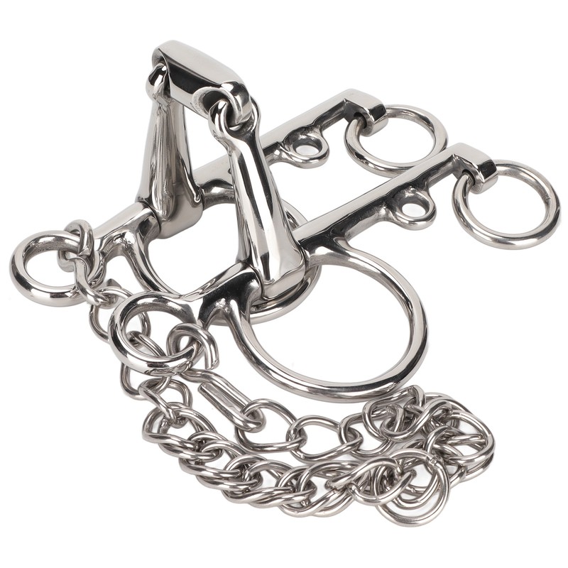 Stainless Steel Horse Pelham Bit Gnaw Resistant Ease of Control
