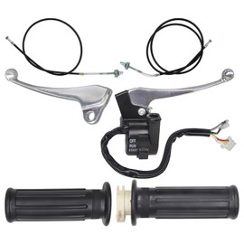 PW50 Throttle Housing Start Switch Control Left Right Brake Cable Lever Fit for Yamaha PW50 PY50 Peewee 50 LONCIN PY50 JIANSHE Motorcycle Dirt Bike