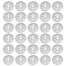 Clamping Discs Heat Protection Plate YUTOU Pack of 30 Metal Starlock Safety Washers Heat Plate Starlock Discs for Various Cars Mounting Clip Under Engine Cover and Heat Protection Plate (30 mm)