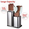 RedCall Kitchen Knife Holder,Stainless Steel Universal Knife Block Without Knives