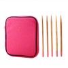 Pssopp Bamboo Knitting Needles Set, Interchangeable Circular Knitting Needles Double