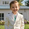 Vxcbad Plain Tie Children's Boys Tie for Weddings, Graduations and