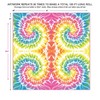 Fun Express Tie Dye Tablecloth Roll - Tie Dye Theme