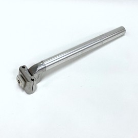 Bicycle KALIN Aluminum Seat Post Seat Pillar Diameter 1.0 inch (26.0 mm) Diameter 1.0 inch (26.0 mm) Silver with Saddle Clamp (Yagura)