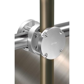 4smile Parasol Holder Balcony Railing - Aluminium Parasol Balcony Bracket - SunnyFox Umbrella Holder Sturdy Universal Talent Holds Any Balcony Umbrella