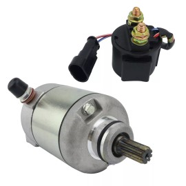 Soarider Starter Motor & Solenoid Relay for Polaris Outlaw 525 2007-2011 19620 4011801