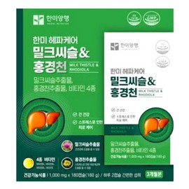 Hanmi Corporation Hanmi Hepa Care Milk Thistle 180 Capsules / 한미양행 한미 헤파케어 밀크씨슬 180캡슐