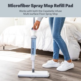 Casabella Almohadilla de Repuesto para fregona de Microfibra infundida