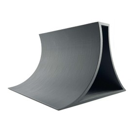 Jeff Did It! 1/24th Monster Truck Stunt Ramp E - EXTREME AIR - Works as Display Stand - Includes 9 Anti-Slip Rubber Feet - Catch Big Air - You'll Flip (Black)