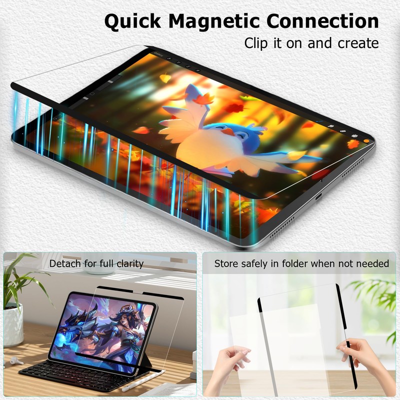 Adeway Magnetic Paper Feel Screen Protector for Surface Pro 12