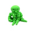 Octopus - Flexible Articulating Fidget Toy - Green - Stress