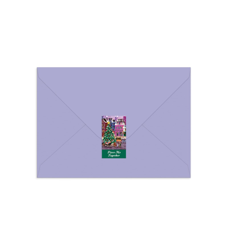 Joy Laforme Christmas Square Greeting Card Puzzle