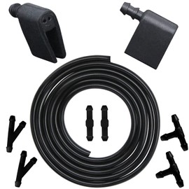 Amavoler Windshield Washer Nozzles Kit Replacement Fit For Benz Sprinter 3500(2016-2018). OEM #: 2E1955985 2E1955986. Black