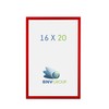 BNV Aluminum Front Load Snap Poster/Picture Frame, Red, 16x20 Inches,
