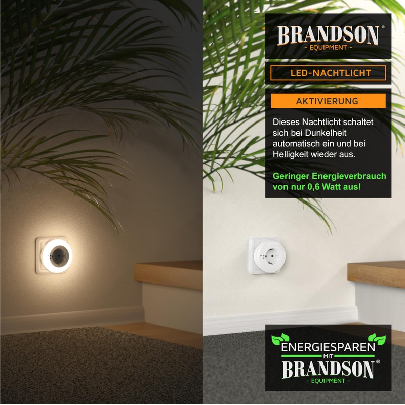 Brandson - Night light for the socket - LED night