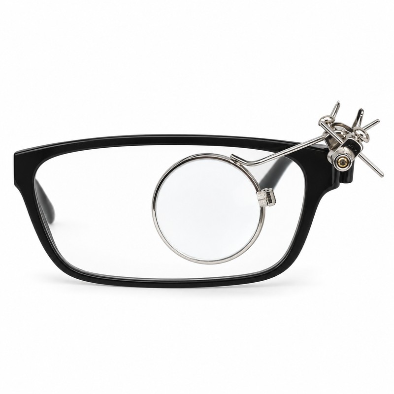 Clip-On Watch Repair Magnifier for Detail Work – 10X/20X Dual